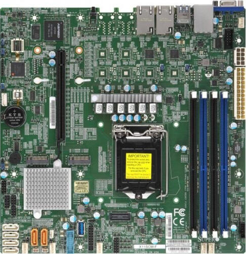 Supermicro MBD-X11SCM-F-O Motherboard Intel C246 LGA 1151 (Socket H4) micro ATX