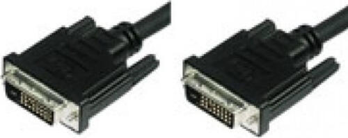 Techly ICOC-DVI-8100 DVI-Kabel 1,8 m DVI-D Schwarz