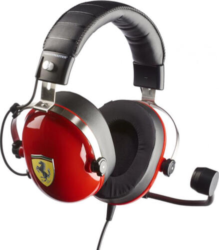 Thrustmaster New! T.Racing Scuderia Ferrari Edition Kopfhörer Kabelgebunden Kopfband Gaming Schwarz, Rot