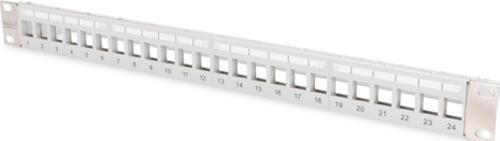 Digitus Modulares Patchpanel für Keystone Jacks 1HE - unbestückt