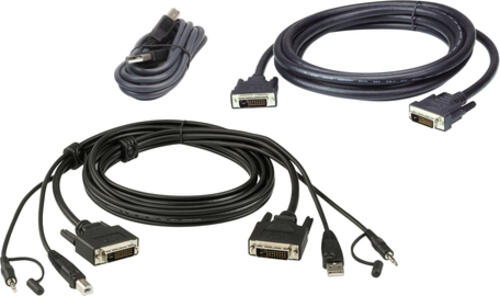 ATEN 1,8 M USB DVI-D Dual-Link Dual Display Secure KVM Kabel-Set
