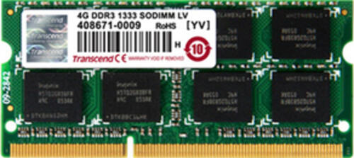 Transcend TS256MSK64V1N Speichermodul 2 GB 1 x 8 GB DDR3 1066 MHz