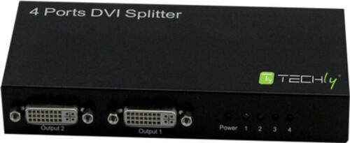 Techly ICKV104DTY Videosplitter DVI 4x DVI