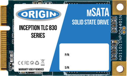 Origin Storage NB-2563DTLC-MINI Internes Solid State Drive mSATA 256 GB Serial ATA III 3D TLC