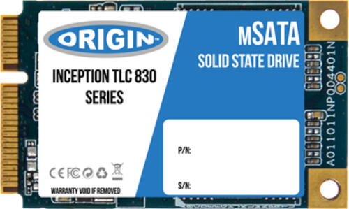 Origin Storage NB-2563DTLC-MINI Internes Solid State Drive 256 GB mSATA Serial ATA III 3D TLC