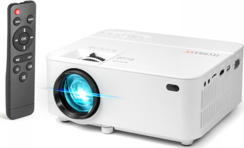 Technaxx TX-113 Beamer Standard Throw-Projektor 1800 ANSI Lumen LED 800x480 Weiß