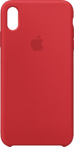 Apple Silikon Case für iPhone XS Max rot 