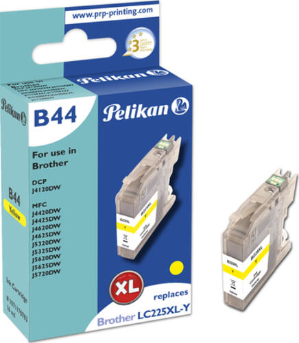 Pelikan B44 Yellow Druckerpatrone 1 Stück(e) Kompatibel Hohe (XL-) Ausbeute Gelb