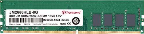 Transcend JetRam JM2666HLB-8G Speichermodul 8 GB 1 x 8 GB DDR4 2666 MHz