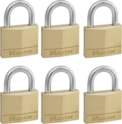 MASTER LOCK 140EURSIX Herkömmliches Vorhängeschloss 6 Stück(e)