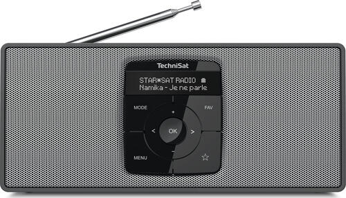 TechniSat 0000/3911 Radio Tragbar Digital Schwarz, Silber