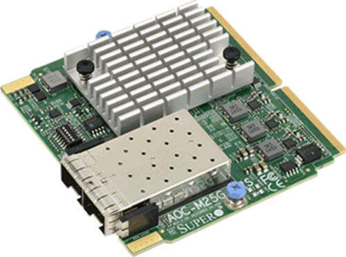 Supermicro AOC-M25G-i2S Schnittstellenkarte/Adapter Eingebaut