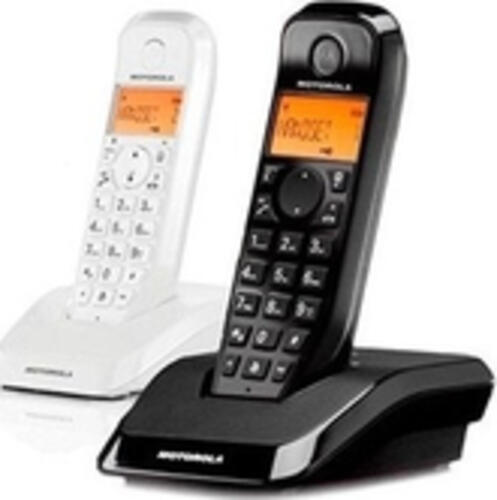 Motorola S12 Duo DECT-Telefon Anrufer-Identifikation Schwarz, Weiß