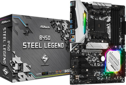 Asrock B450 Steel Legend AMD B450 Sockel AM4 ATX