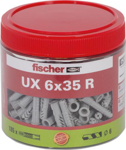 Fischer 531027 Dübel 185 Stück(e) Nylon Rund