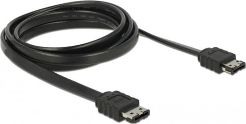 DeLOCK 85641 SATA-Kabel 2 m eSATA Schwarz