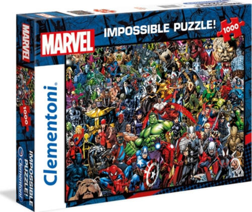 Clementoni 39411 Puzzle Kontur-Puzzle 1000 Stück Comics