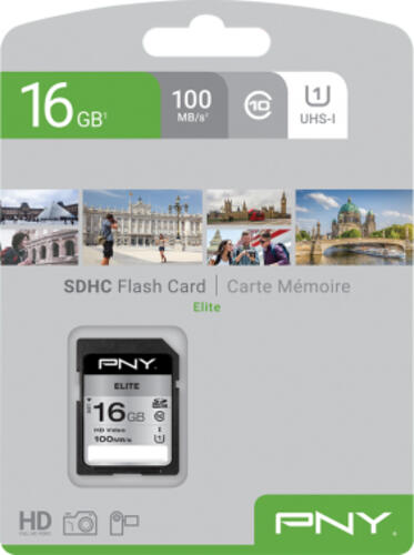 PNY Elite 16 GB SDHC UHS-I Klasse 10