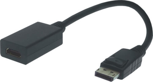 M-Cab 2200030 Videokabel-Adapter 0,2 m DisplayPort HDMI Typ A (Standard) Schwarz