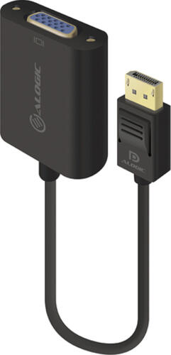 ALOGIC DP-VGA-ADP Videokabel-Adapter 0,15 m DisplayPort Schwarz