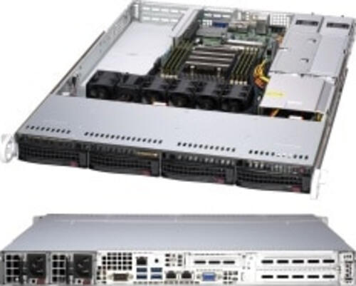 Supermicro A+ Server 1014S-WTRT Socket SP3 Rack (1U) Schwarz