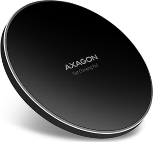 Axagon WDC-P10T Ladegerät für Mobilgeräte Handy, Smartphone, Tablette Schwarz USB Kabelloses Aufladen Schnellladung Drinnen