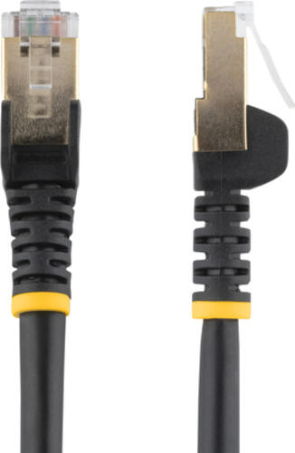 StarTech.com 7,5m CAT6a Kabel - Schwarz - CAT6a Kabel - STP - Snagless-RJ45-Steckverbinder