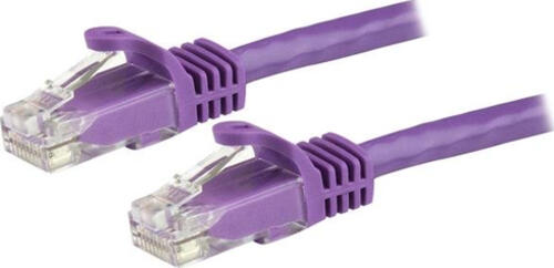 StarTech.com 7,5m CAT6-Kabel - lila - violett - CAT6-Patchkabel - Snagless RJ45 - ETL