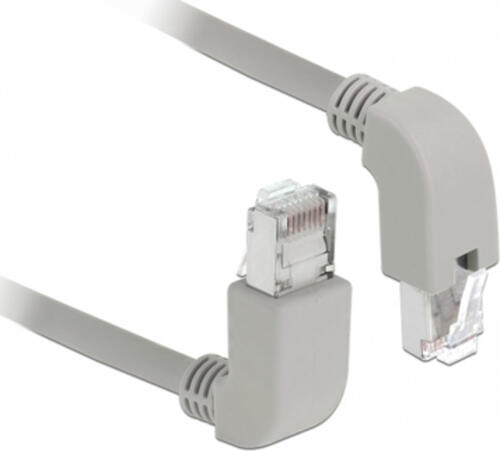 DeLOCK 85870 Netzwerkkabel Grau 0,5 m Cat6a S/FTP (S-STP)