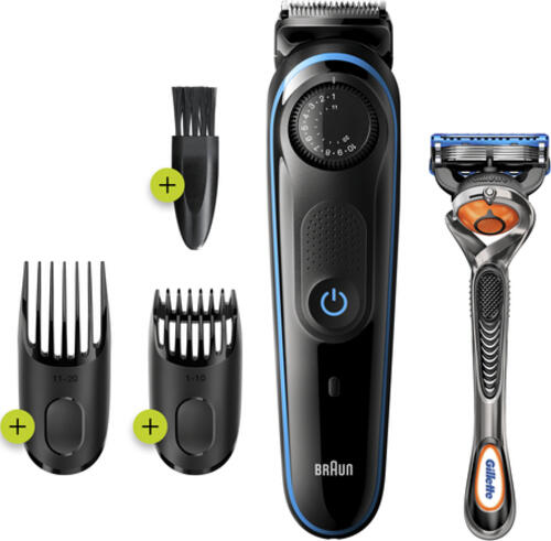 Braun BeardTrimmer 81705178 Barttrimmer Akku 39 2 cm Schwarz, Blau