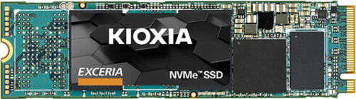 250 GB SSD KIOXIA EXCERIA SSD, M.2/M-Key (PCIe 3.1a x4), lesen: 1700MB/s, schreiben: 1200MB/s SLC-Cached, TBW: 100TB