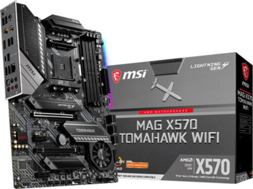 MSI MAG X570 TOMAHAWK WIFI Motherboard AMD X570 Sockel AM4 ATX