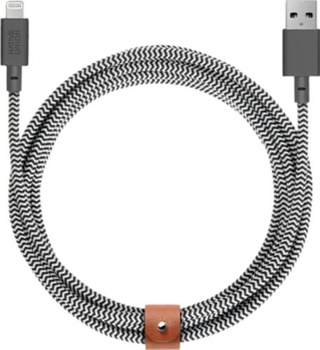 Native Union Belt Cable USB-A to Lightning 3m Zebra