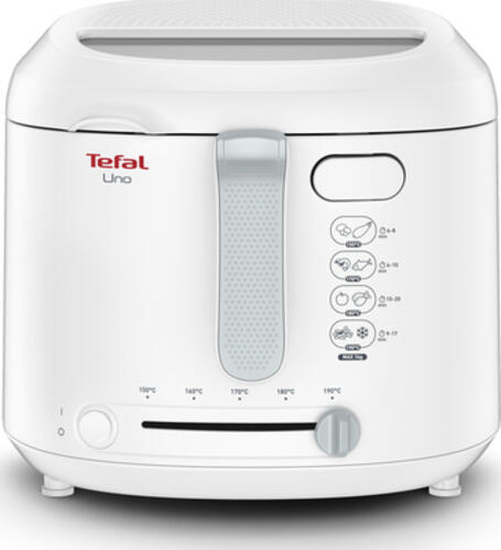 Tefal Uno FF2031 Einzelbild Fritteuse Weiß