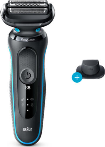 Braun Series 5 50-M1200S Herrenrasierapparat Folienschaber Trimmer Schwarz, Blau