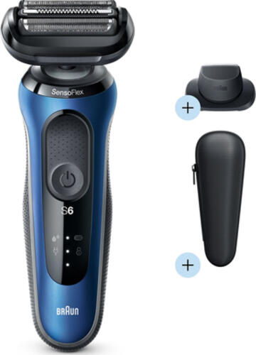 Braun Series 6 Folienschaber Trimmer Blau