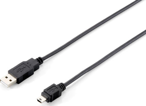 Equip 128521 USB Kabel USB 2.0 1,8 m USB A Mini-USB B Schwarz