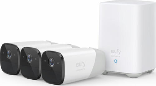 eufy eufyCam 2 Pro 3-Kameras + HomeBase Set Netzwerkkamera