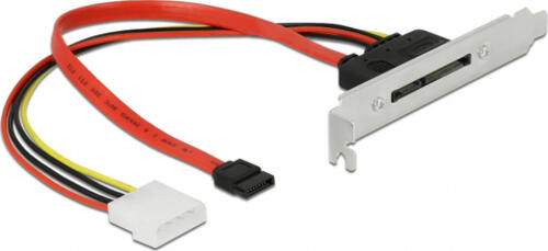 DeLOCK Slotblech mit 1 x SATA 22 Pin Stecker extern