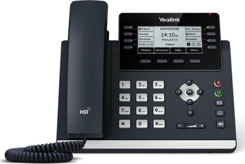 Yealink SIP-T43U IP-Telefon Grau 12 Zeilen LCD WLAN