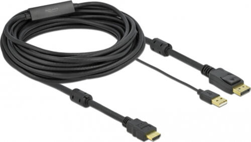 DeLOCK HDMI zu DisplayPort Kabel 4K 30 Hz 7 m