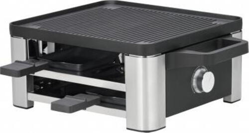 WMF 61.3024.5155 Raclette Grill 4 Person(en) Schwarz, Edelstahl