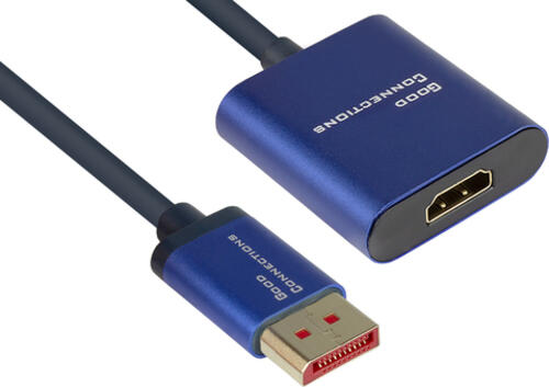 Good Connections Adapter  DP1.4-St.-HDMI2.0-Bu. 0,2m