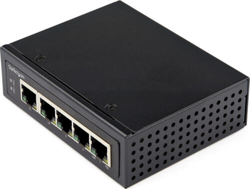 StarTech.com Industrial 5 Port Gigabit PoE Switch - 30W - Power Over Ethernet Switch - GbE PoE+ Unmanaged Switch - Rugged High Power Gigabit Network Switch IP-30/ -40&deg;C bis 75&deg;C