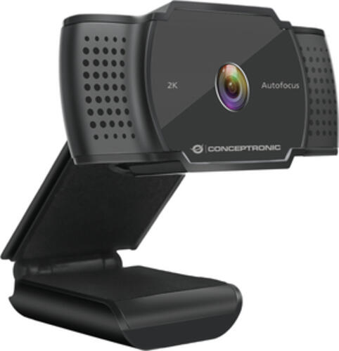 Conceptronic AMDIS 2K-Super-HD-Autofokus-Webcam mit Mikrofon