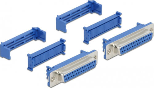 DeLOCK D-Sub 25 Buchse mit Schneidklemme 2 Stück