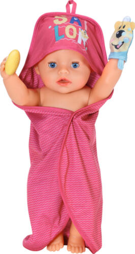BABY born Bath Hooded Towel Set Puppenbadeset