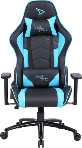 Steelplay SGC01 PC-Gamingstuhl Gepolsterter, ausgestopfter Sitz Schwarz, Blau