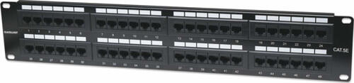 Intellinet 48-Port Cat5e Patchpanel, UTP, 19, 2 HE