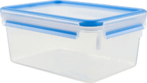 EMSA Clip & Close Rechteckig Box 2,2 l Blau, Transparent 1 Stück(e)